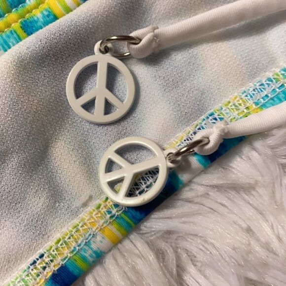 Hobie NWT XL Bikini Bottom With Peace Sign - Picture 2 of 7